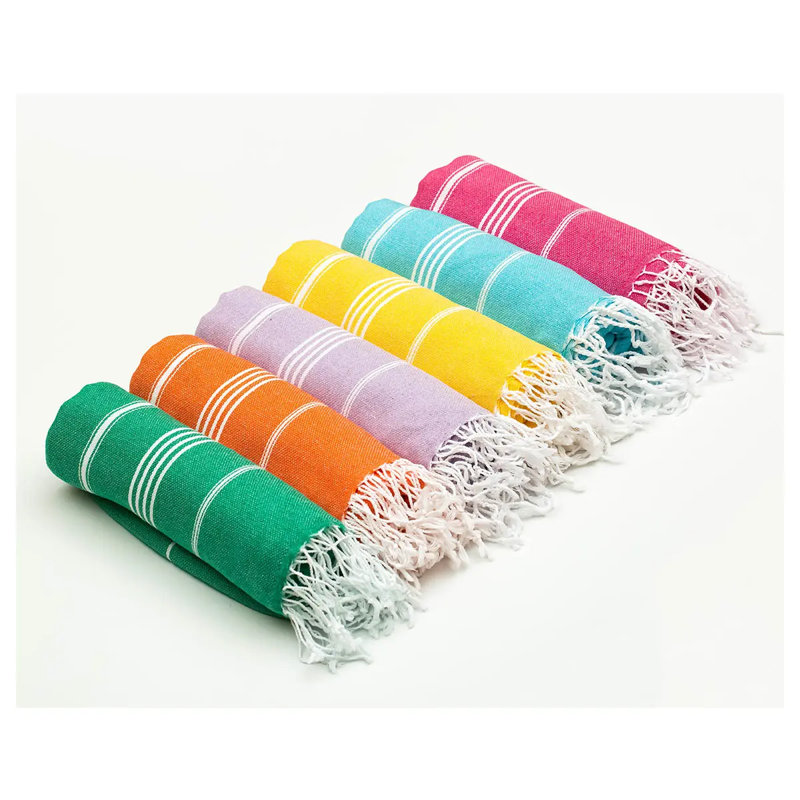 Ensemble de serviettes de plage 100% coton turc | Serviettes de piscine surdimensionnées 38 po x 71 po
