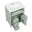 Meuble-lavabo avec lavabo, 3 tiroirs, 1 armoire et tablette réglable-2059834017