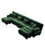 Canapé modulaire Free Combination, canapé en U pour le salon, canapé 4 places avec 2 repose-pieds