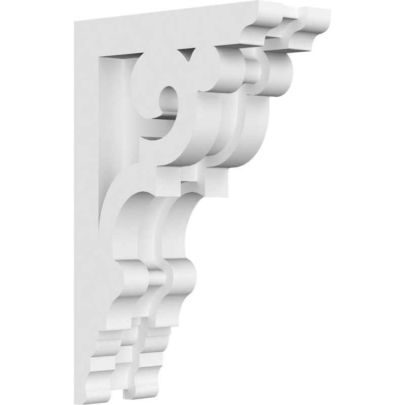 Corbeau en PVC de qualité architecturale Preston, H 7 po x l 4,5 po x P 1,875 po