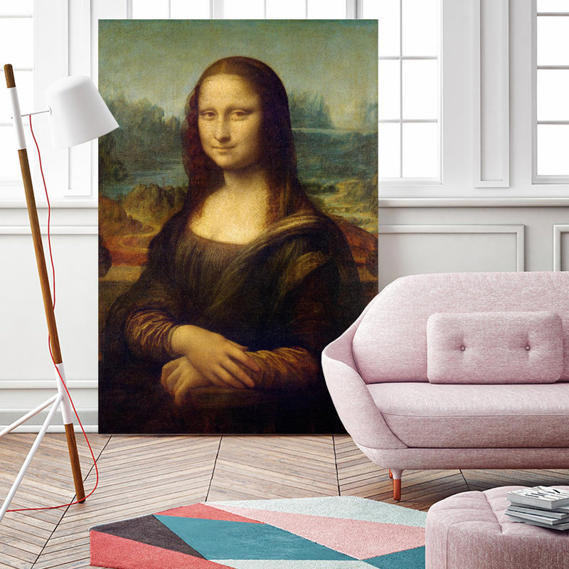 «Mona Lisa», reproduction d'art sur toile géante