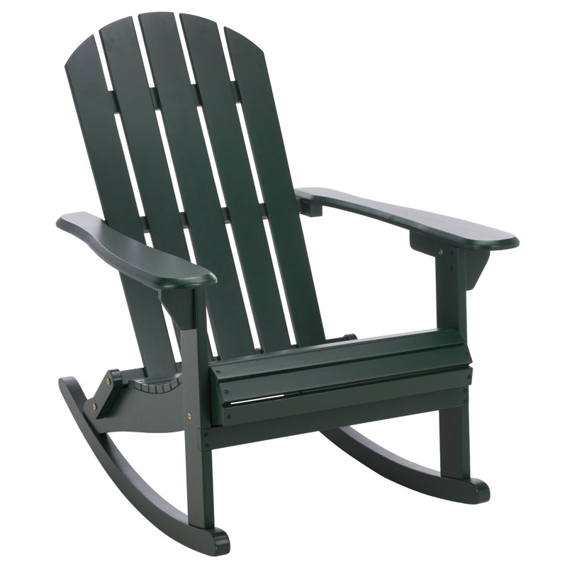 Stowe Adirondack Rocking Chair, Green