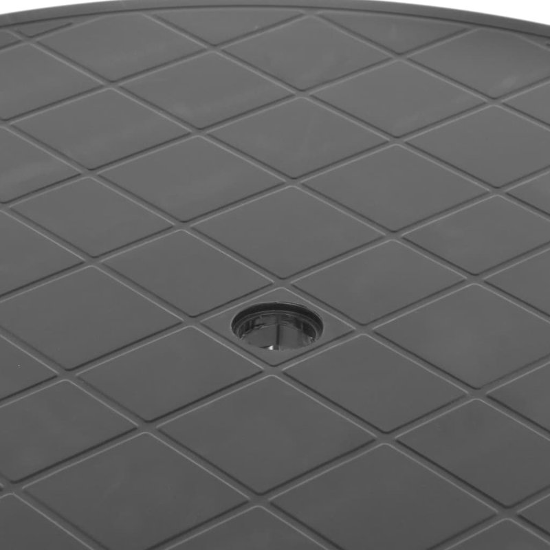 Vo Round Outdoor Bistro Table - 89 cm W 89 cm D, Anthracite