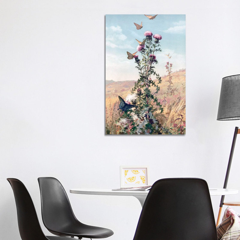 Meadow Butterflies by Stellar Design Studio - Gallery-Wrapped Canvas Giclée on Canvas, 66.04 cm H x 45.72 cm W x 3.175 cm D