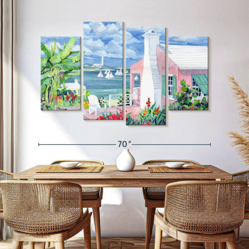 Bermuda Cove, 42" H x 68" W