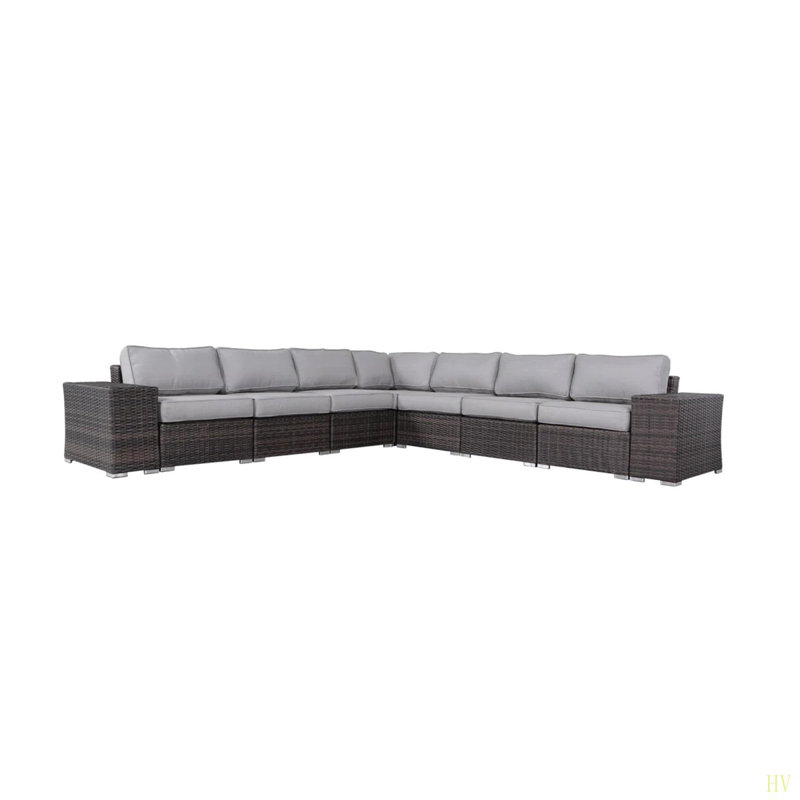 Fully Assembled Outdoor Wicker Patio Sofa – Ready-To-Use Furniture For Fast & Easy Setup