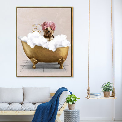 Baignoire Yorkie - Peinture