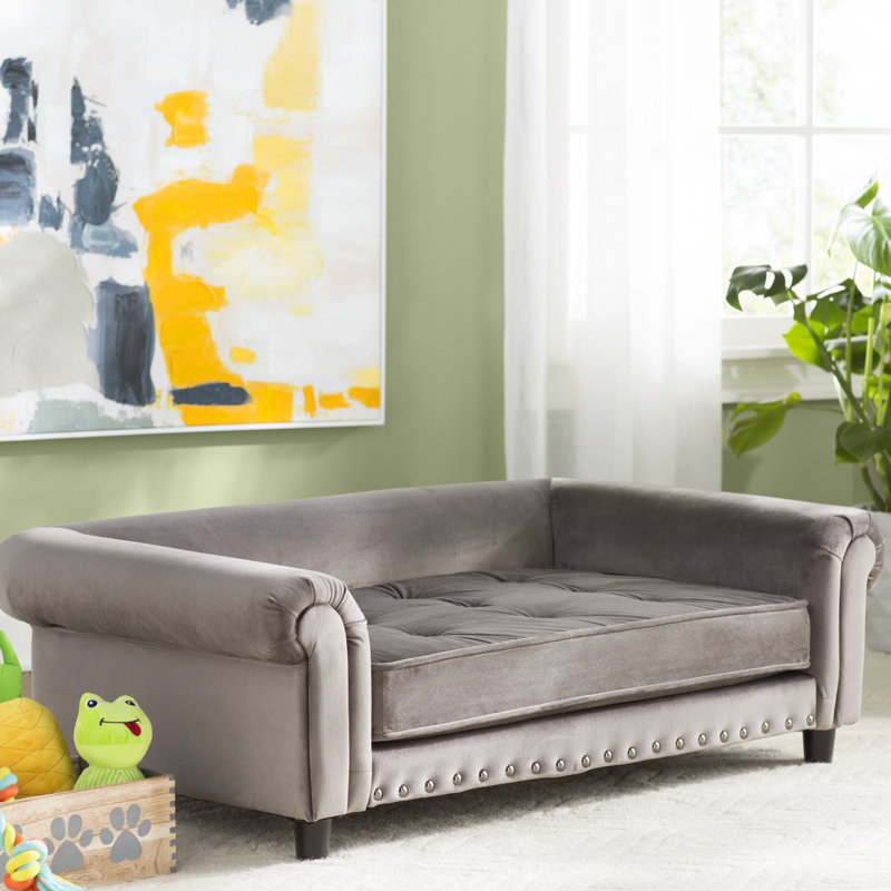 Polyester Pet Bed, Grey