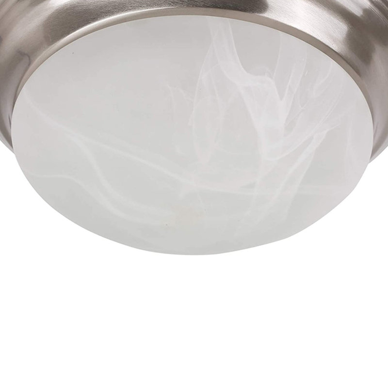 Plafonnier encastré 1 lumière Angellyna, H 3,88 po x l 11,62 po x P 11,62 po