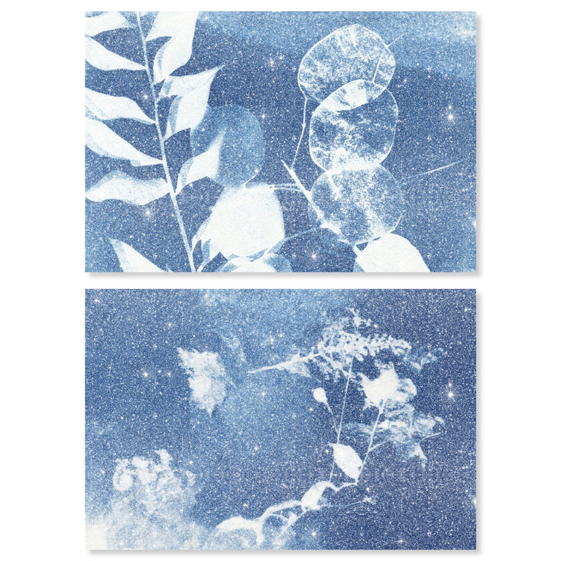 Faded Poetry Set Floral & Botanical Canvas Print by Oliver Gal, Black Frame, 15 x 10, 30"H x 20"W, Gallery Wrapped