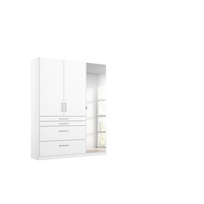 Harburg 3 Door Wardrobe, Alpine White