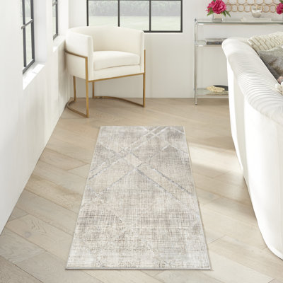 Dore Abstract Grey Area Rug