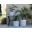 Pots de fleurs en céramique émaillée de taille moyenne, lot de 3 - Intérieur/Extérieur-1279111760-1279111791