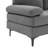 Polyester Blend Upholstered U-Shape Sectional With Metal Legs-2104280039