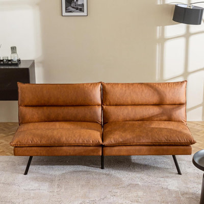 Hamman Full 71.3'' Futon Sofa Bed, Convertible Futon Sofa Couch for Office, Living Room, Bedroom