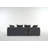 Upholstered Sofa, Modular Sofa With 4 Pillows For Home-986845390