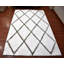Tapis décoratif à poils longs tissé à plat à la main Adele-397104071