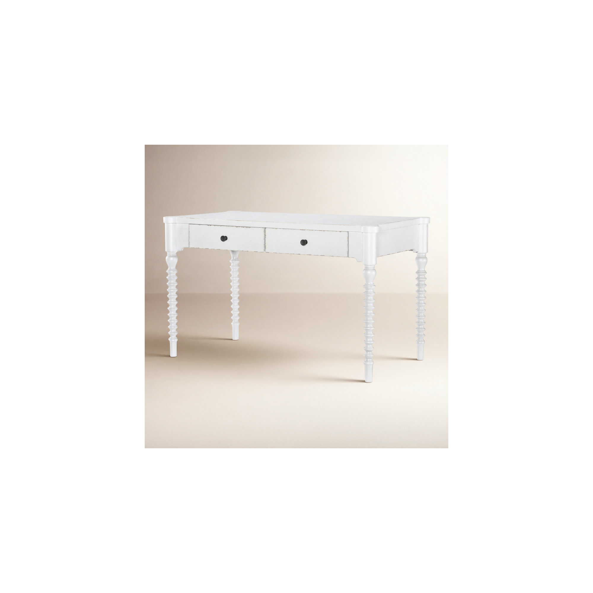 Country Living 2-Drawer Writing Desk, White