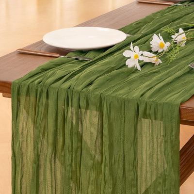 Chemin de table en étamine Cheesecloth