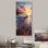 «Beachside Sunset Horizon 4», art mural plage
