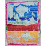 Hand Knotted Area Rug in Multi