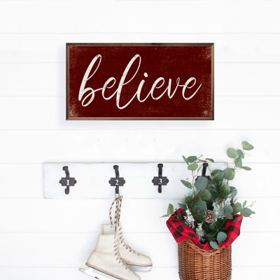 Believe Script Red