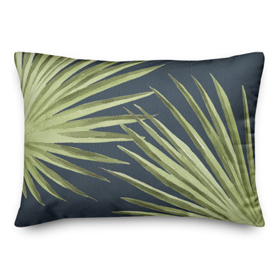  Housse et insert de coussin rectangulaire d'extérieur 20 feuilles de palmier