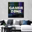 «Video Games Gamer Zone», impression sur toile-92563248