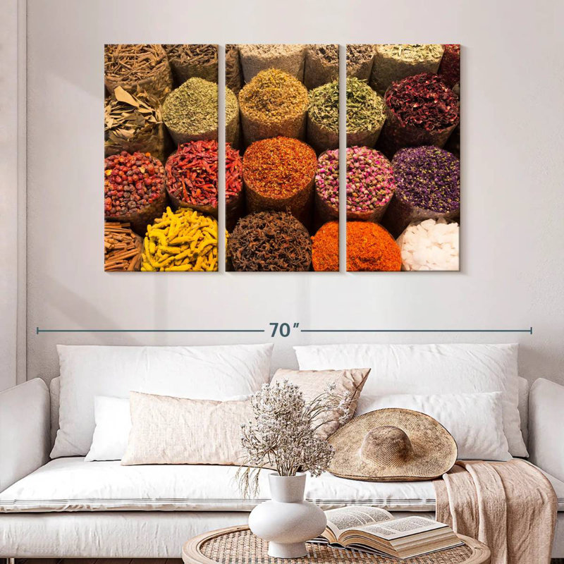 Yarlin Spice Baskets, 32" H x 50" W
