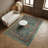 Pender Teal Fuschia Oriental Vintage Look Cotton Chenille Area Rug-1154587937