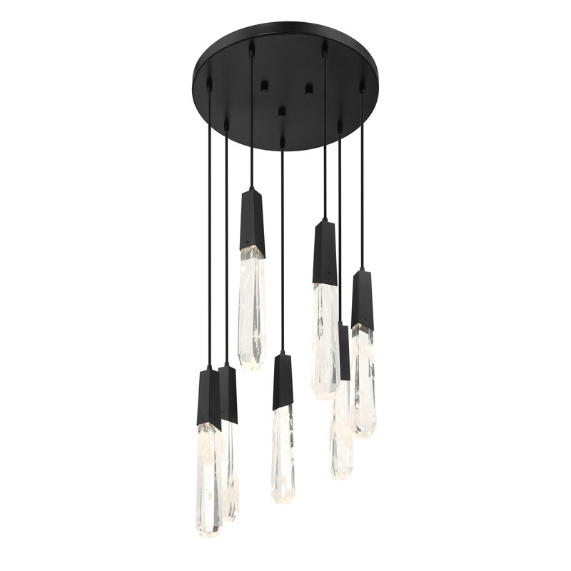 Luminaire suspendu à DEL 7 lumières Ashey