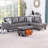 Jayzen 3 - Piece Vegan Sectional-1119954545-1094079078-1094079077