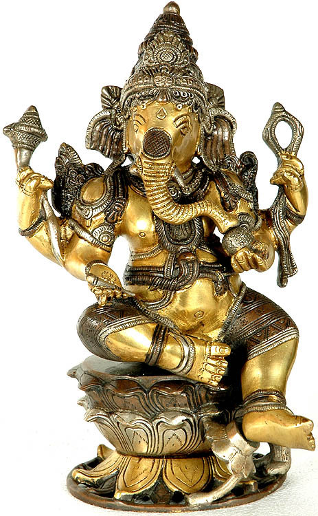 Kamalasana Shri Ganesha