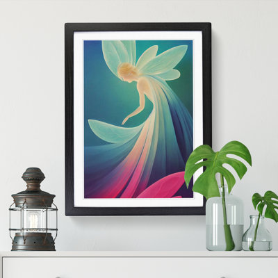 Ansh Fairy Painting Minimalism - Picture Frame Print