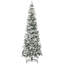 Arbre de Noël artificiel pin enneigé avec branches réalistes
