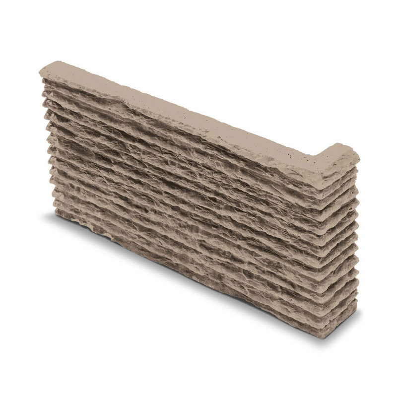 Carrelage mural aspect béton 6 "x 11" Riscado, Beige
