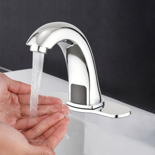 Single Handle Touchless Sensor Bathroom Faucet