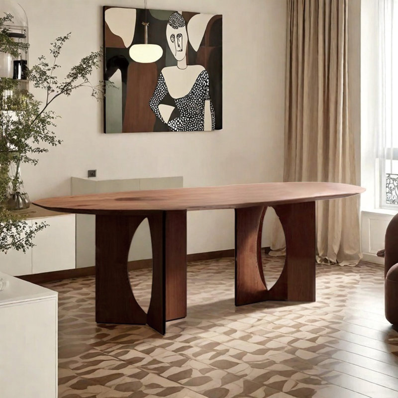 A selection of solid wood dining table, 29.52"H x 86.61"L x 35.43"W