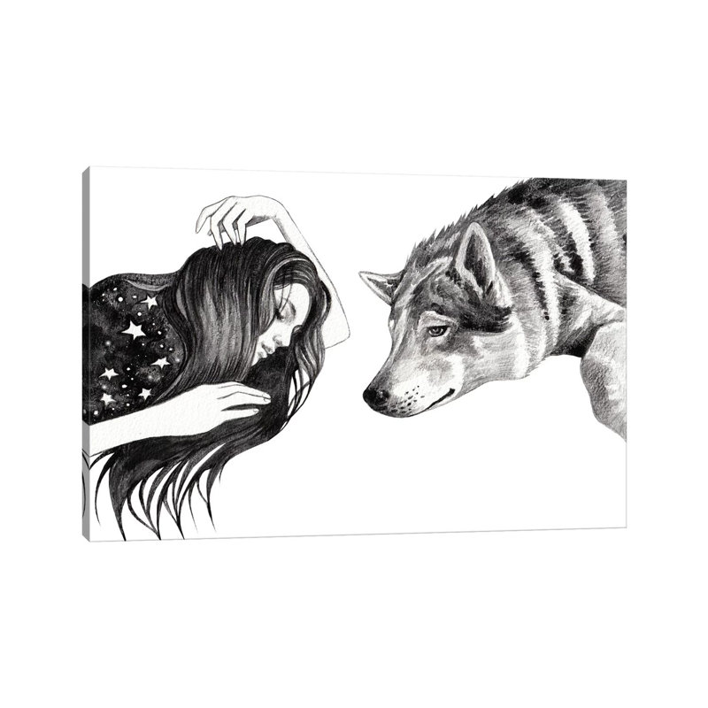 Dreamers 1 Piece Wrapped Canvas Wall Art, 20.32 cm H x 30.48 cm W