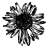 Elegant Decorative Metal Wall Accessory, Black Finish, 27.6 x 27.6 inches | 100% Metal Construction, Thickness: 0.06 inches | Easy to Hang Design, Perfect for Modern Home Décor & Stylish Interiors