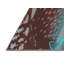 Bleu abstrait/Tapis décoratif marron-1941999276