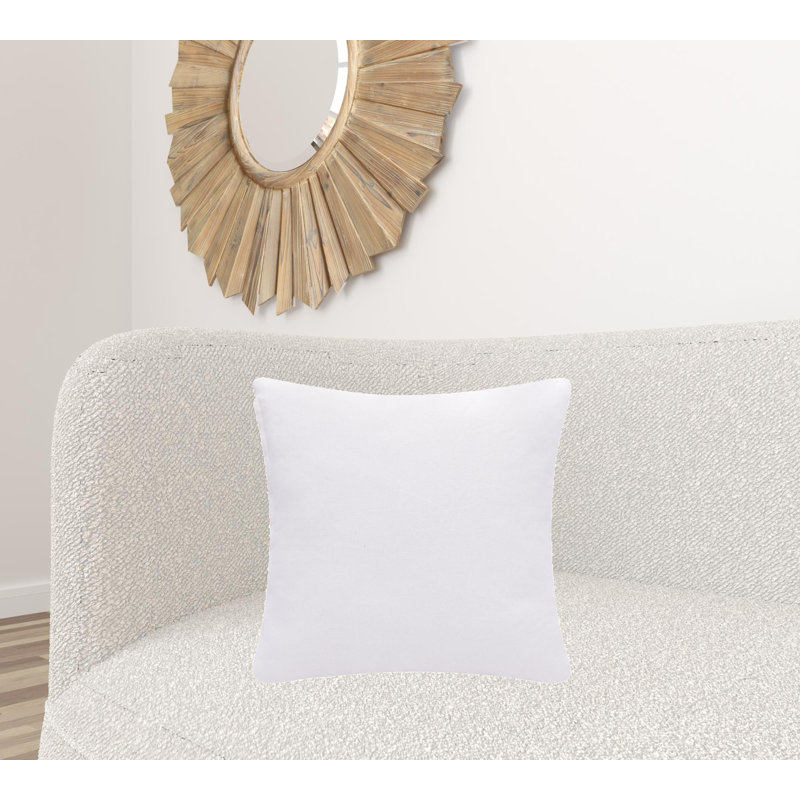 Throw Pillow Square Pillow Cover and Insert, Pillow Cover Only - No Insert, Blue/White Diamond