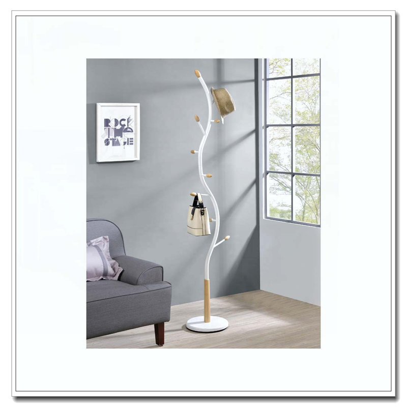 Portemanteau en métal, Blanc