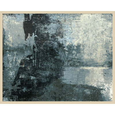 Fresno "Black and Grey and Blue III" Print