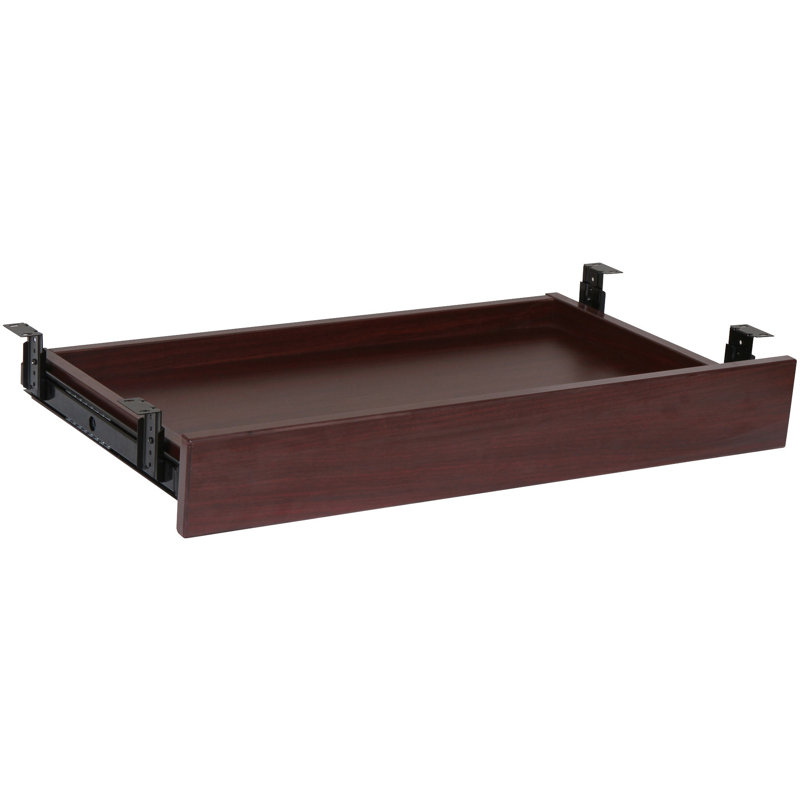 Orlanda 5.1" H x 28.4" W x 16.7" D Desk Drawer, Mahogany