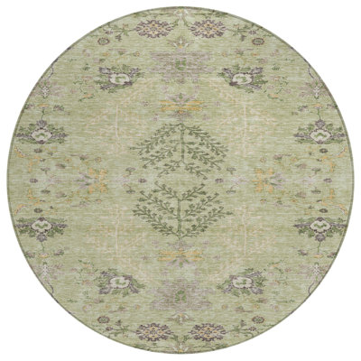 Tapis d'intérieur rond 8 pi