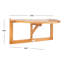 Table de balcon pliante en bois Jaileen-49391914
