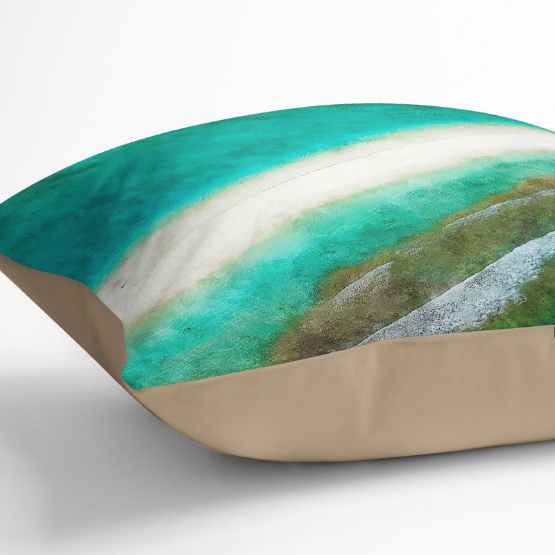 Square Cushion, Stone, 55cm H x 55cm W x 20cm D