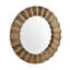 Kelby Round Brass Mirror