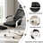 Mesh Office Chair With Footrest & Headrest-2108736607